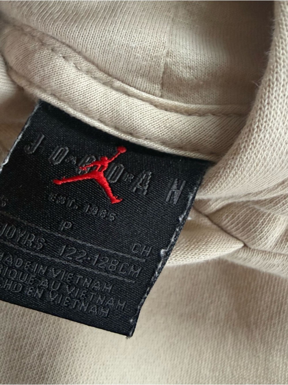 Jordan Kids' Brooklyn Fleece Pullover Hoodie Legend LT Brown Size Small 8/10 - Picture 4 of 6